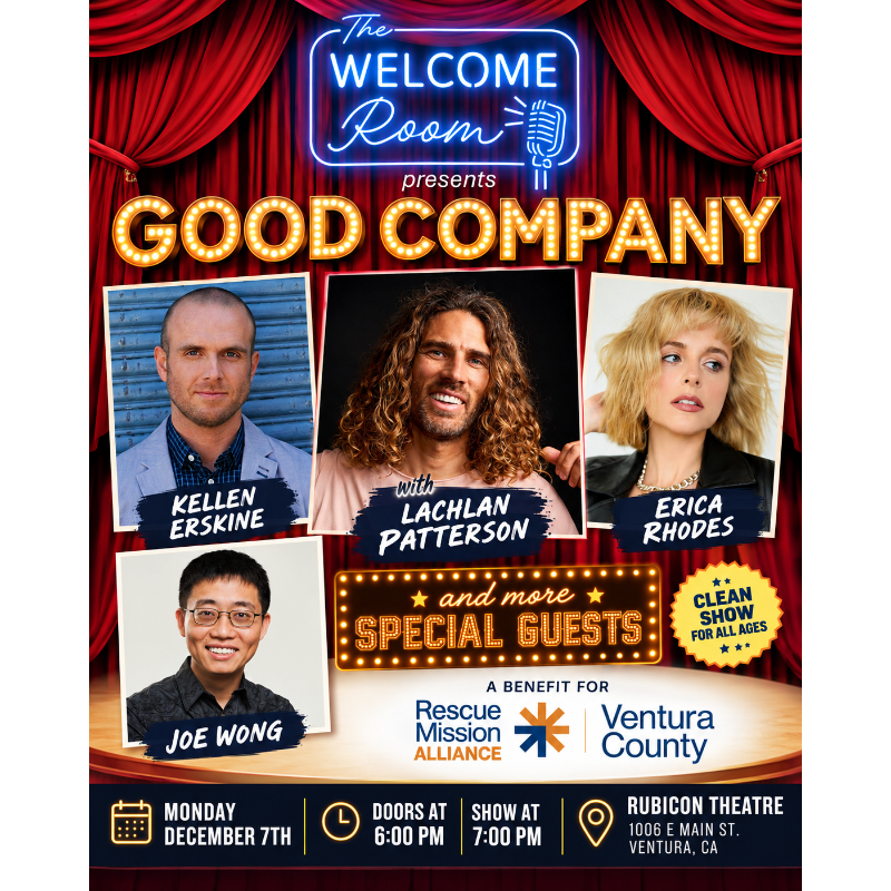 Good Company with Lachlan Patterson: Clean Comedy Edition. (Kellen Erskine, Erica Rhodes, Joe Wong & More)