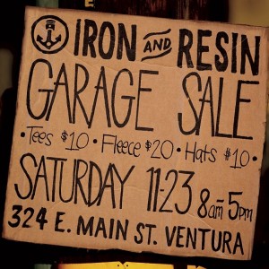 iron and resin sale | Downtown Ventura
